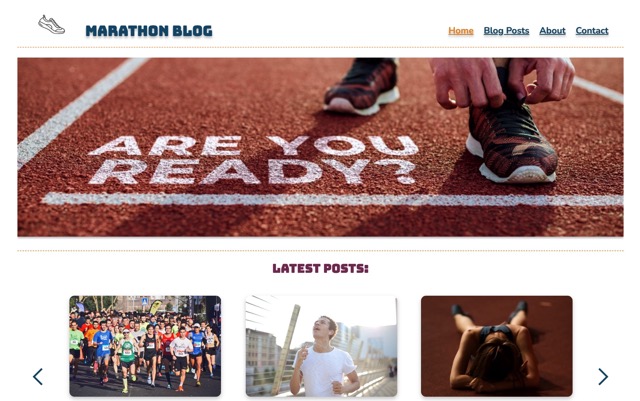 marathon blog